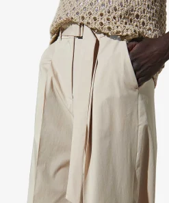 Luisa Cerano Wide Leg Broek Met Ceintuur