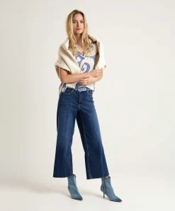 Mac Jeans Cropped Wide Leg Jeans Dream Wide