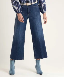 Mac Jeans Cropped Wide Leg Jeans Dream Wide