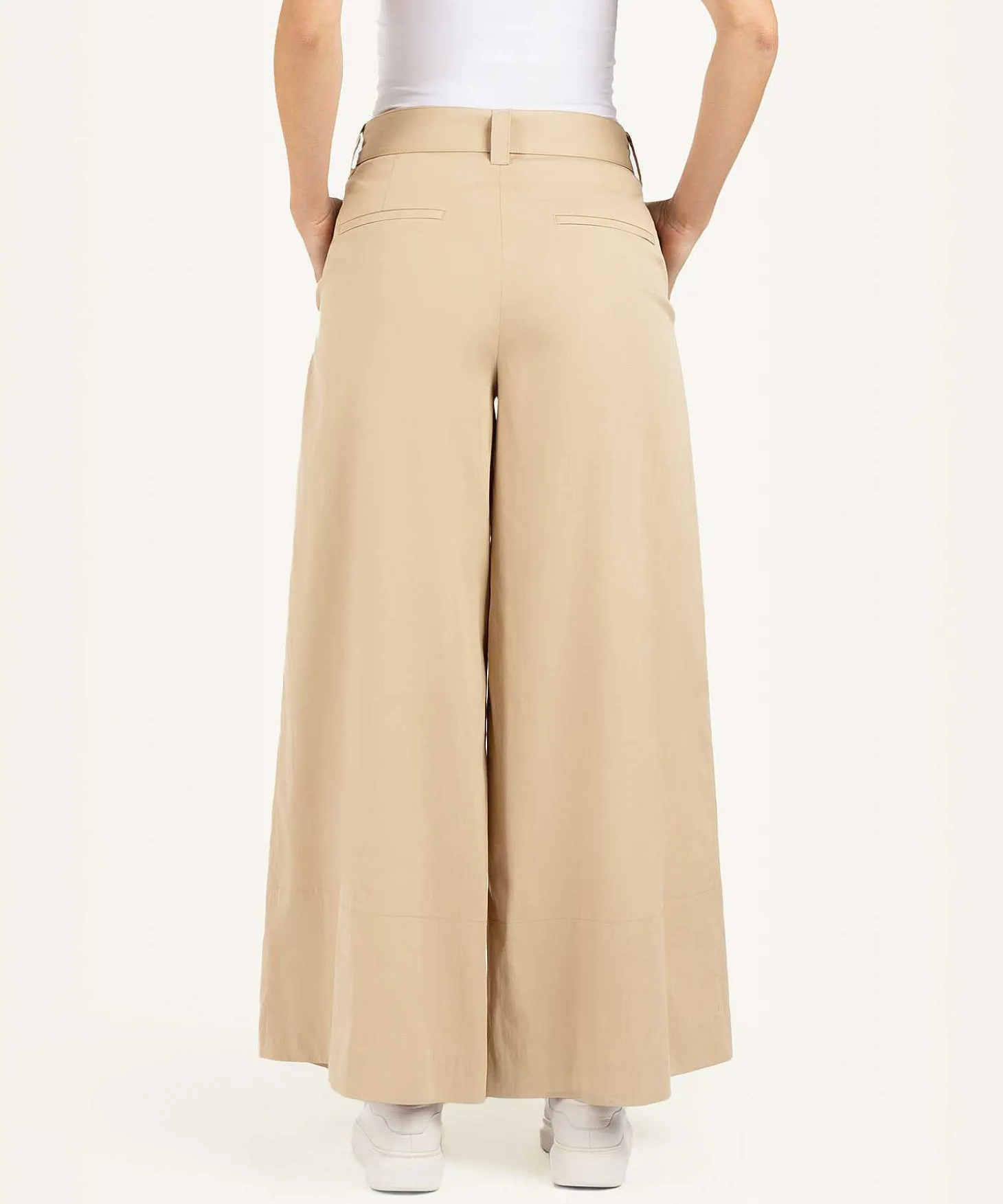 Mac Jeans Ultra Wide Leg Broek Ceintuur Carletta
