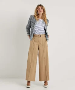 Mac Jeans Ultra Wide Leg Broek Ceintuur Carletta