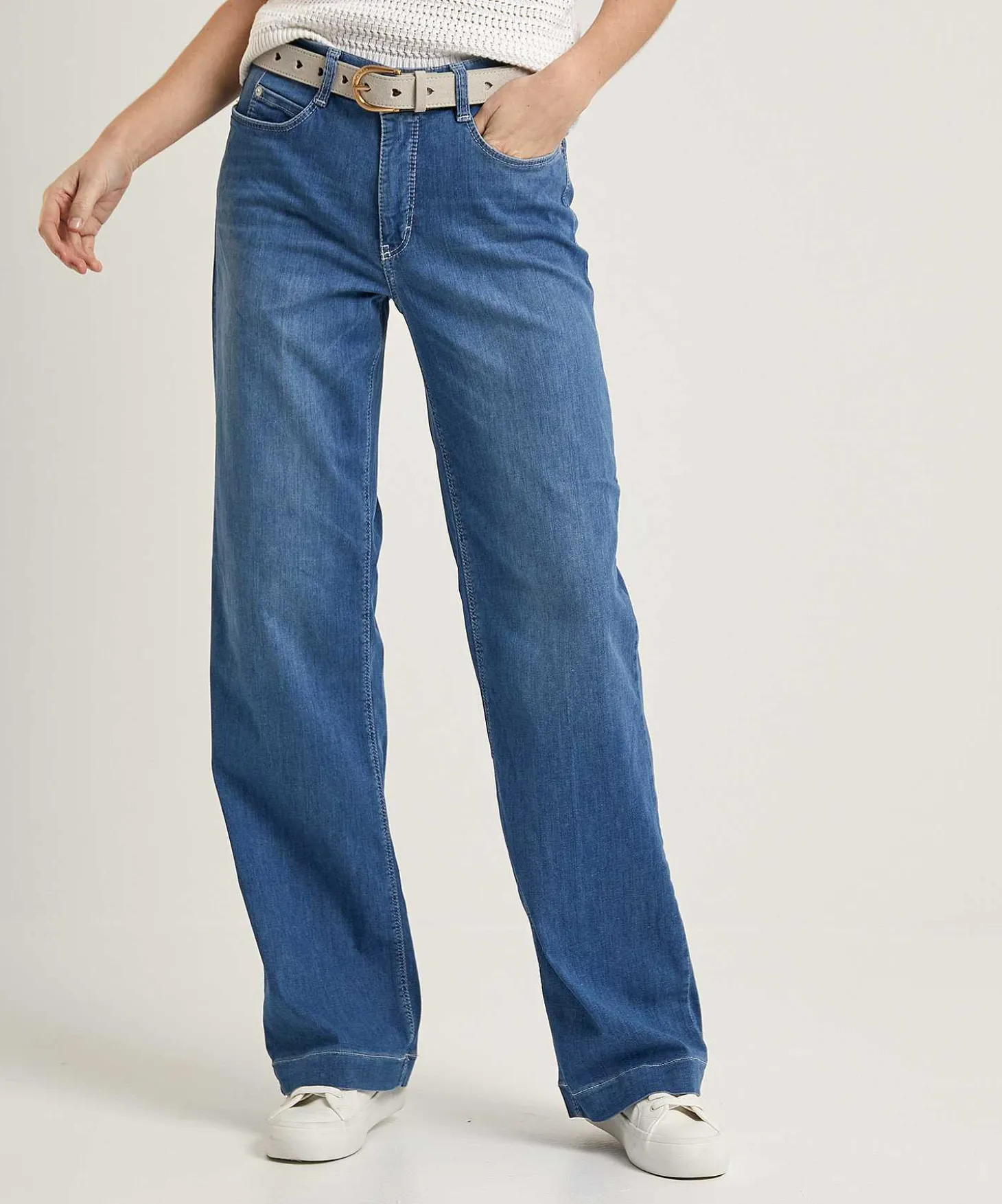 Mac Jeans Wide Leg Soft Denim Jeans Dream Wide