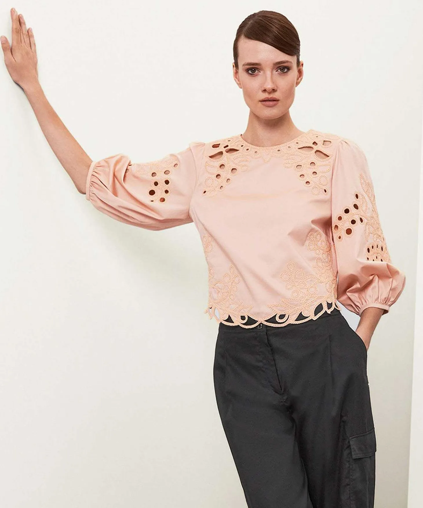 Marc Cain Blouse Borduursel