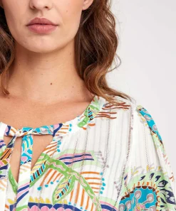 Marc Cain Blouse Multicolor Bladprint