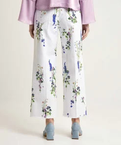 Marc Cain Cropped Jeans Met Bloemenprint Wylie