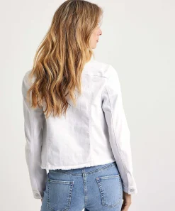 Marc Cain Denim Jasje Met Rafeltjes
