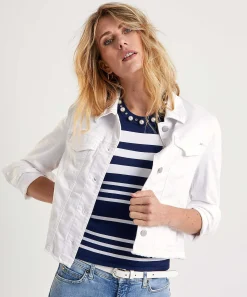 Marc Cain Denim Jasje Met Rafeltjes