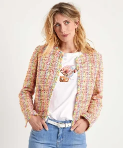 Marc Cain Multicolor Boucle Vest Jasje