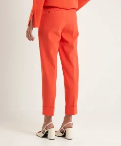 Marc Cain Pantalon Met Deelnaad Fordon