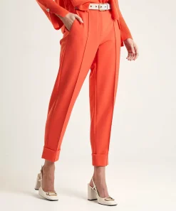 Marc Cain Pantalon Met Deelnaad Fordon