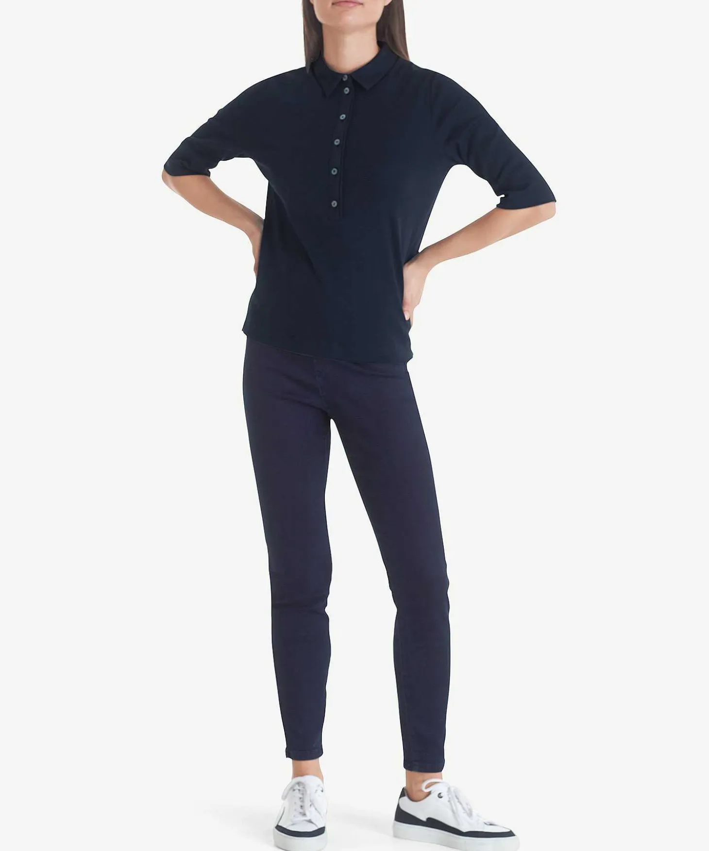 Marc Cain Poloshirt Rib