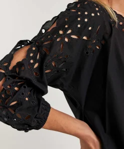 Marc Cain Poplin Blouse Broderie