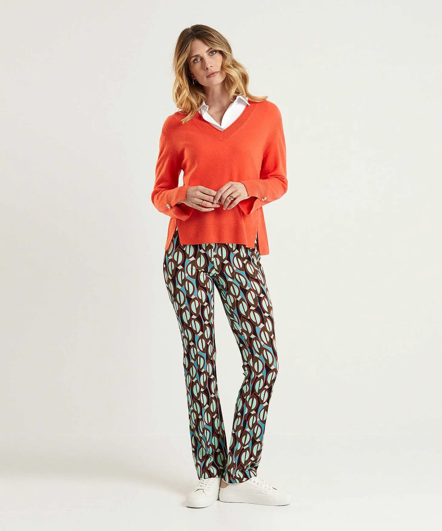 Marc Cain Scuba Broek Multicolor Frederica