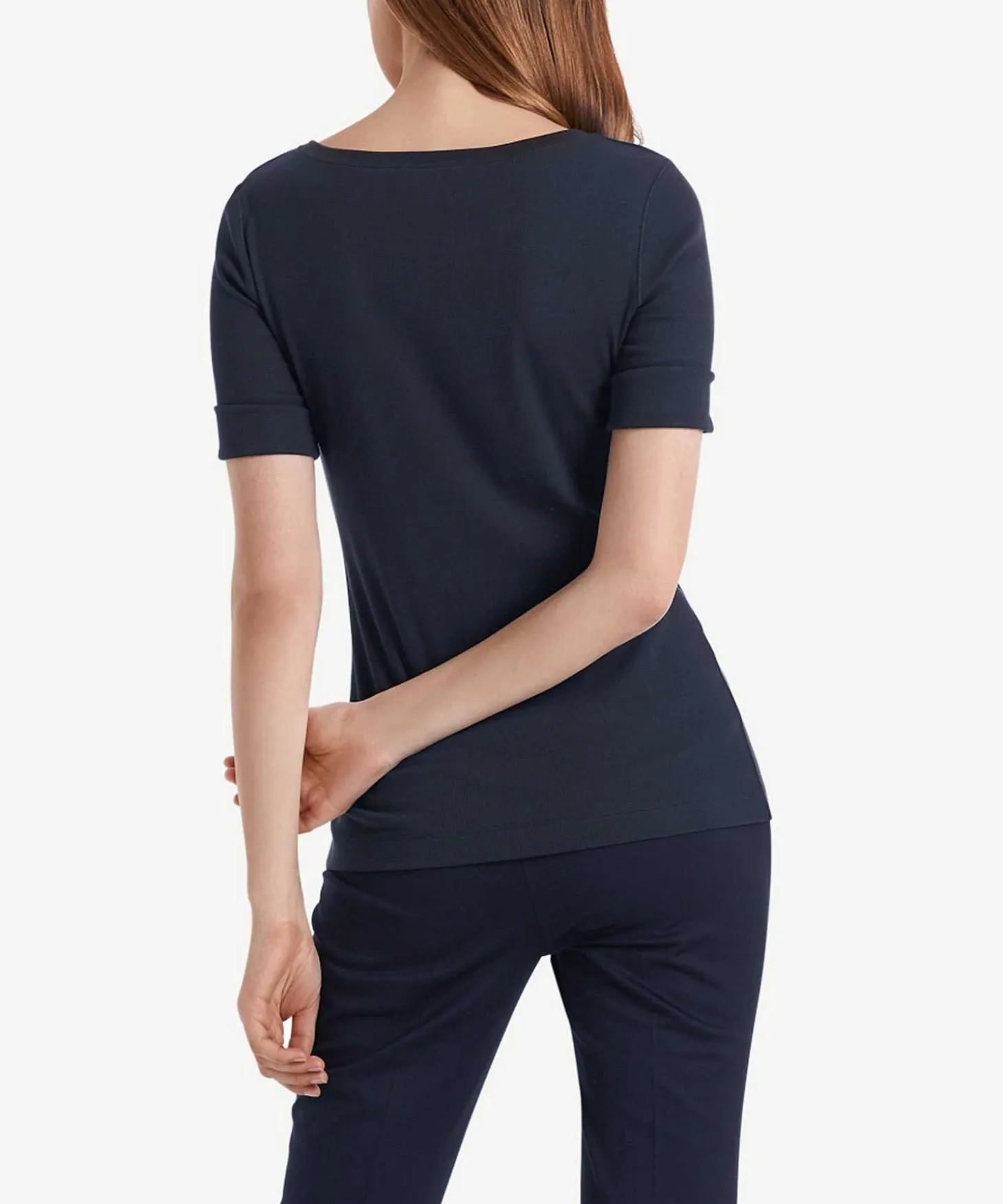 Marc Cain Shirt Korte Mouw Rib