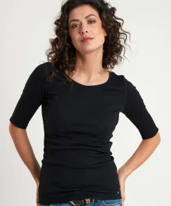 Marc Cain Shirt Korte Mouw Rib
