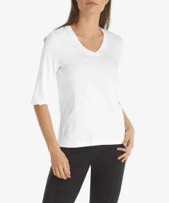 Marc Cain Shirt V-Hals Rib