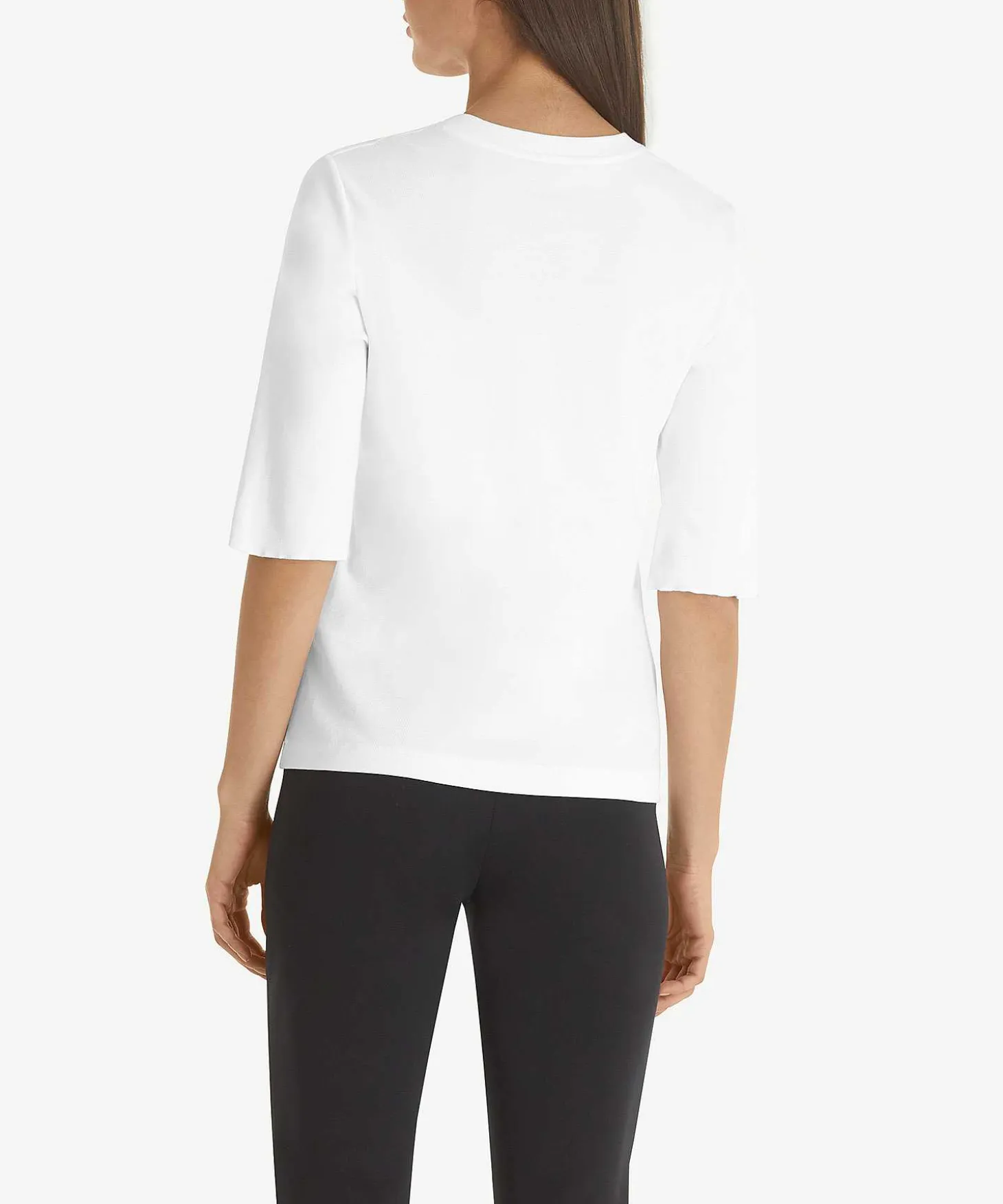 Marc Cain Shirt V-Hals Rib