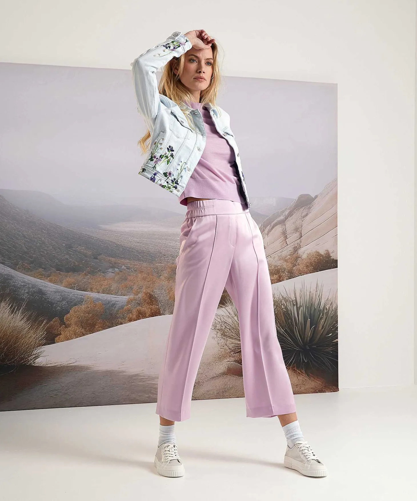 Marc Cain Silky Cropped Broek Washington