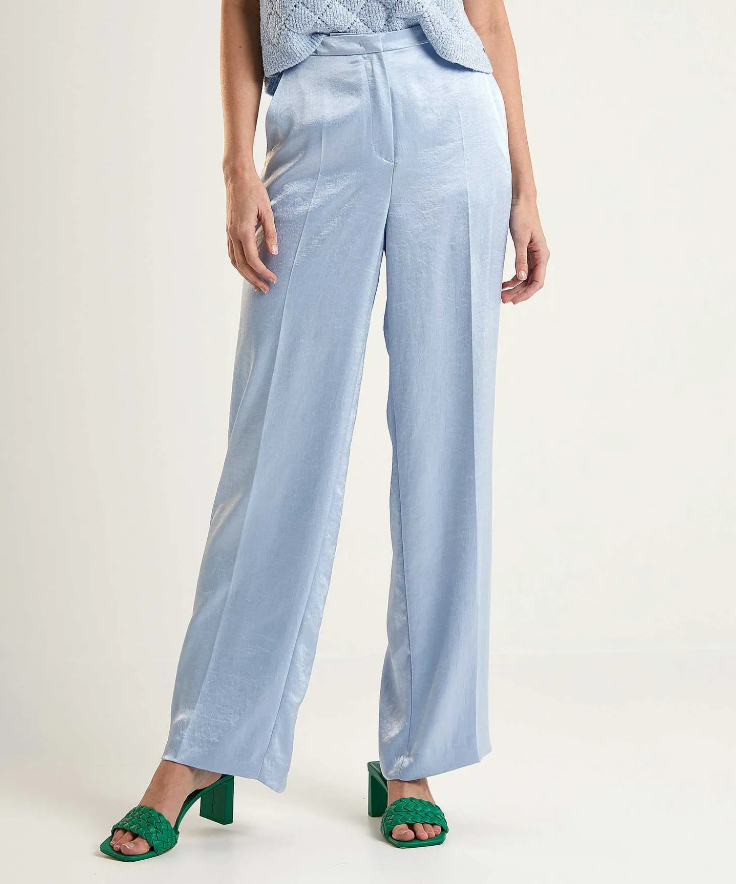Marc Cain Silky Wide Leg Broek Wukari
