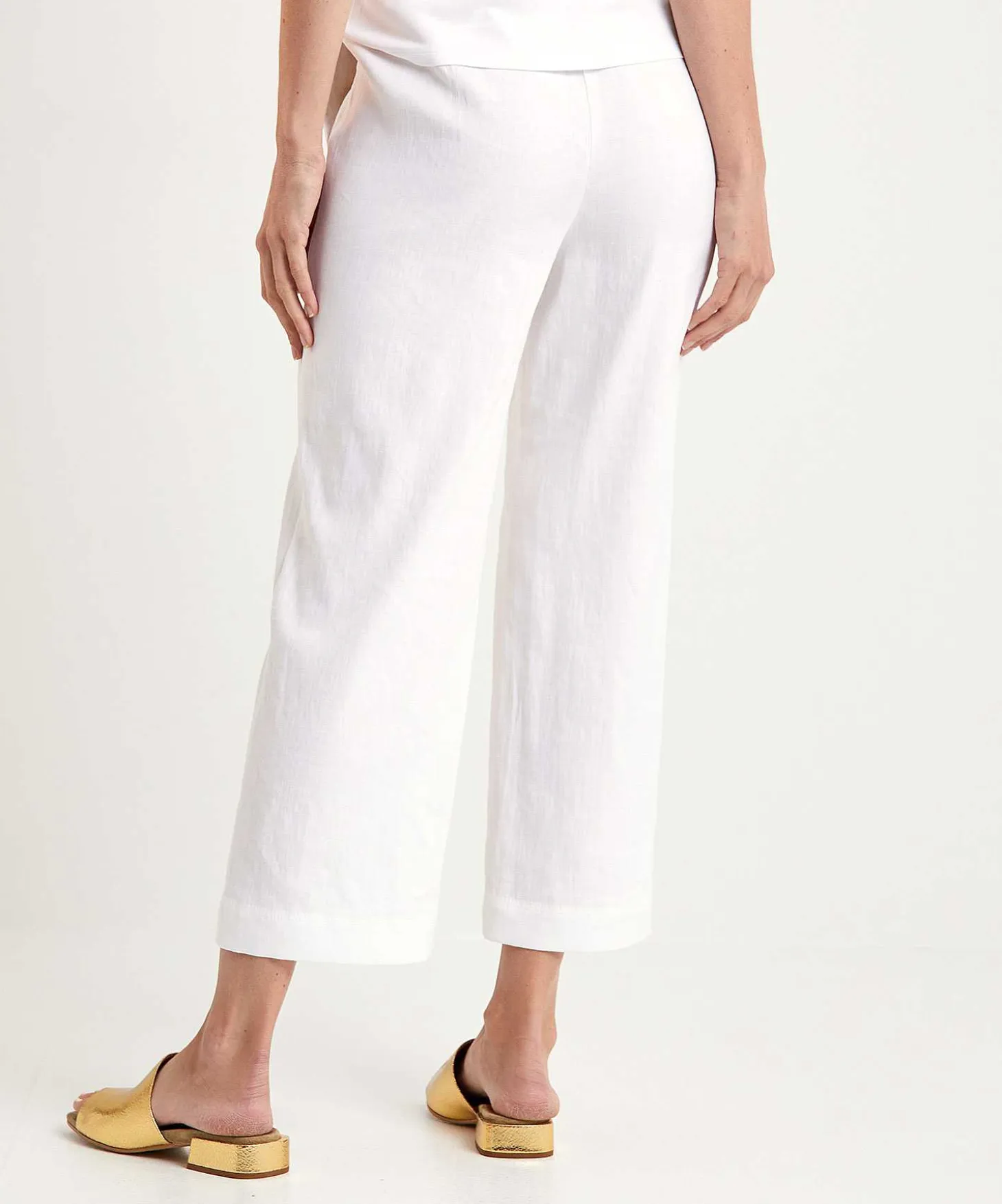 Marc Cain Sports Cropped Broek Linnenmix Wusu