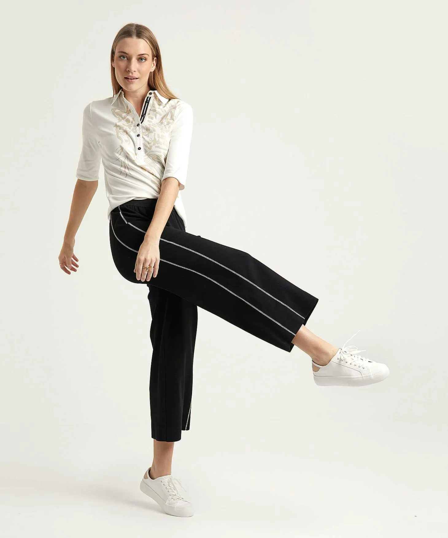 Marc Cain Sports Cropped Broek Jersey