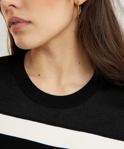 Marc Cain Sports Gestreept Jurkje Met Mesh
