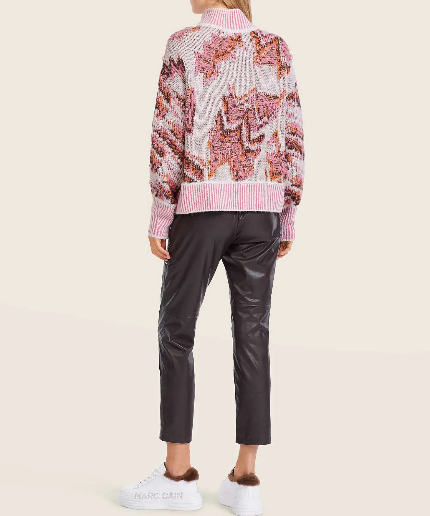 Marc Cain Sports Jacquard Coltrui Wolmix