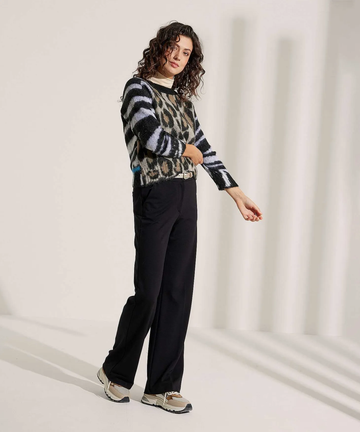 Marc Cain Sports Jacquard Trui Animal
