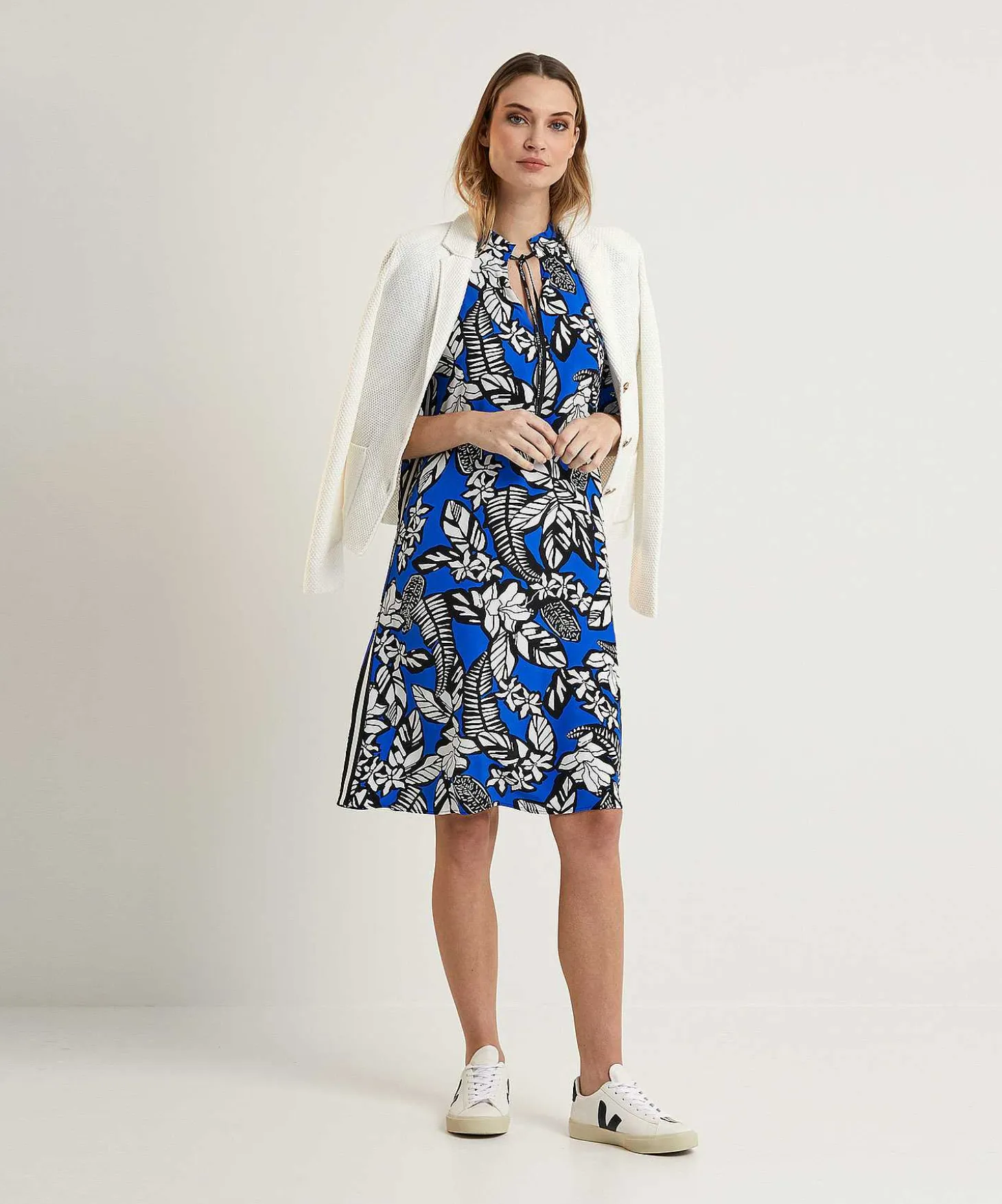 Marc Cain Sports Jurk Bladprint