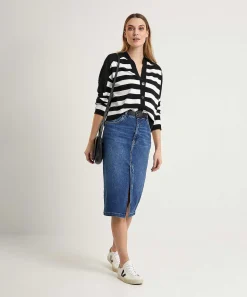 Marc Cain Sports Oversized Vest Strepen