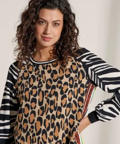 Marc Cain Sports Scuba Blouse Mixed Animal
