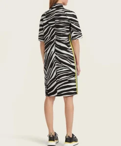 Marc Cain Sports Scuba Jurk Met Rits Mixed Animal