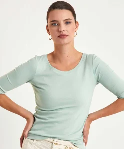 Marc Cain Sports Shirt Korte Mouw Rib