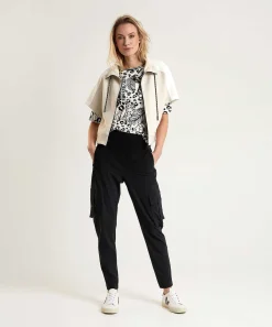 Marc Cain Sports Shirt Ribjersey Jungleprint