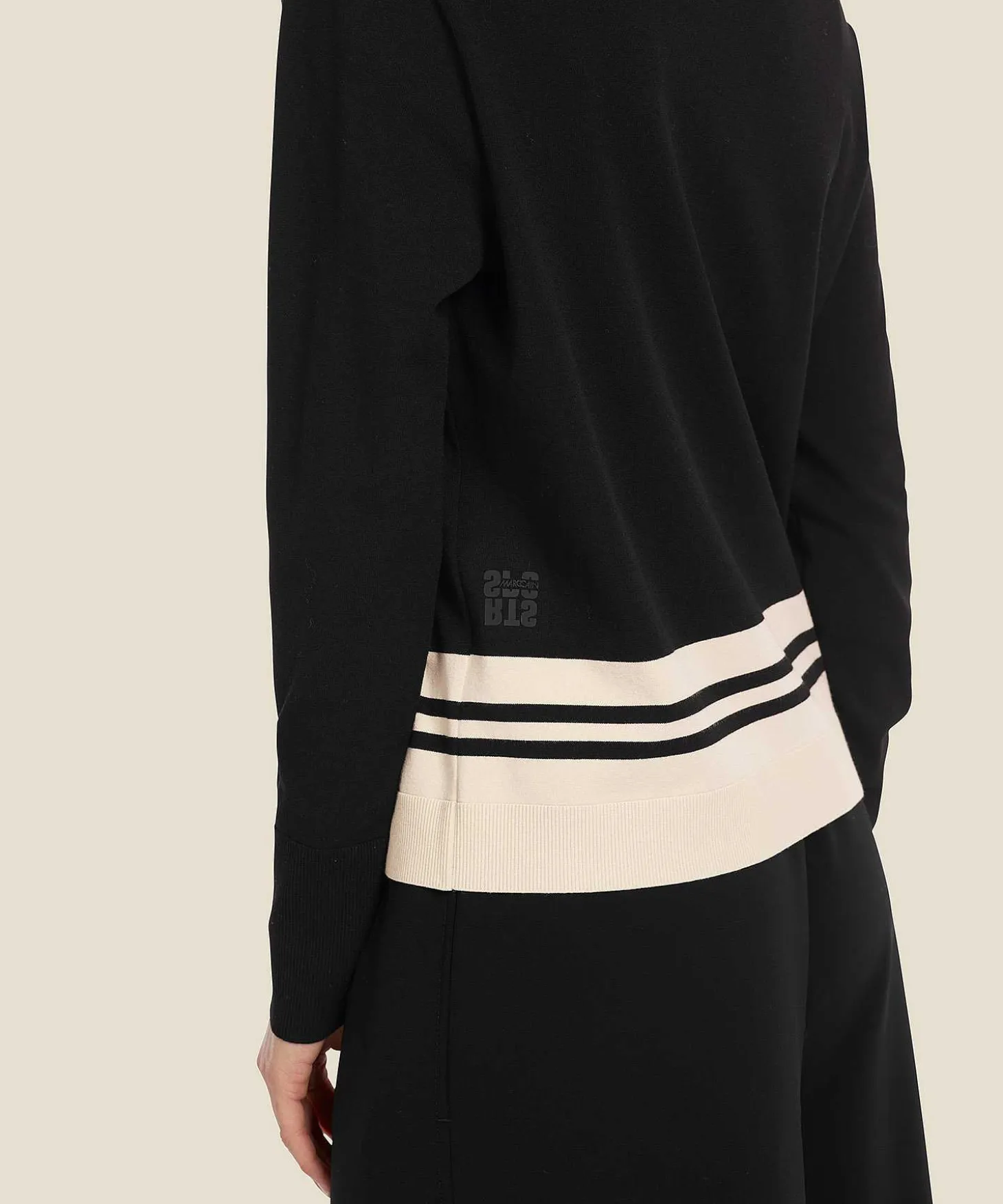 Marc Cain Sports Trui Contrast