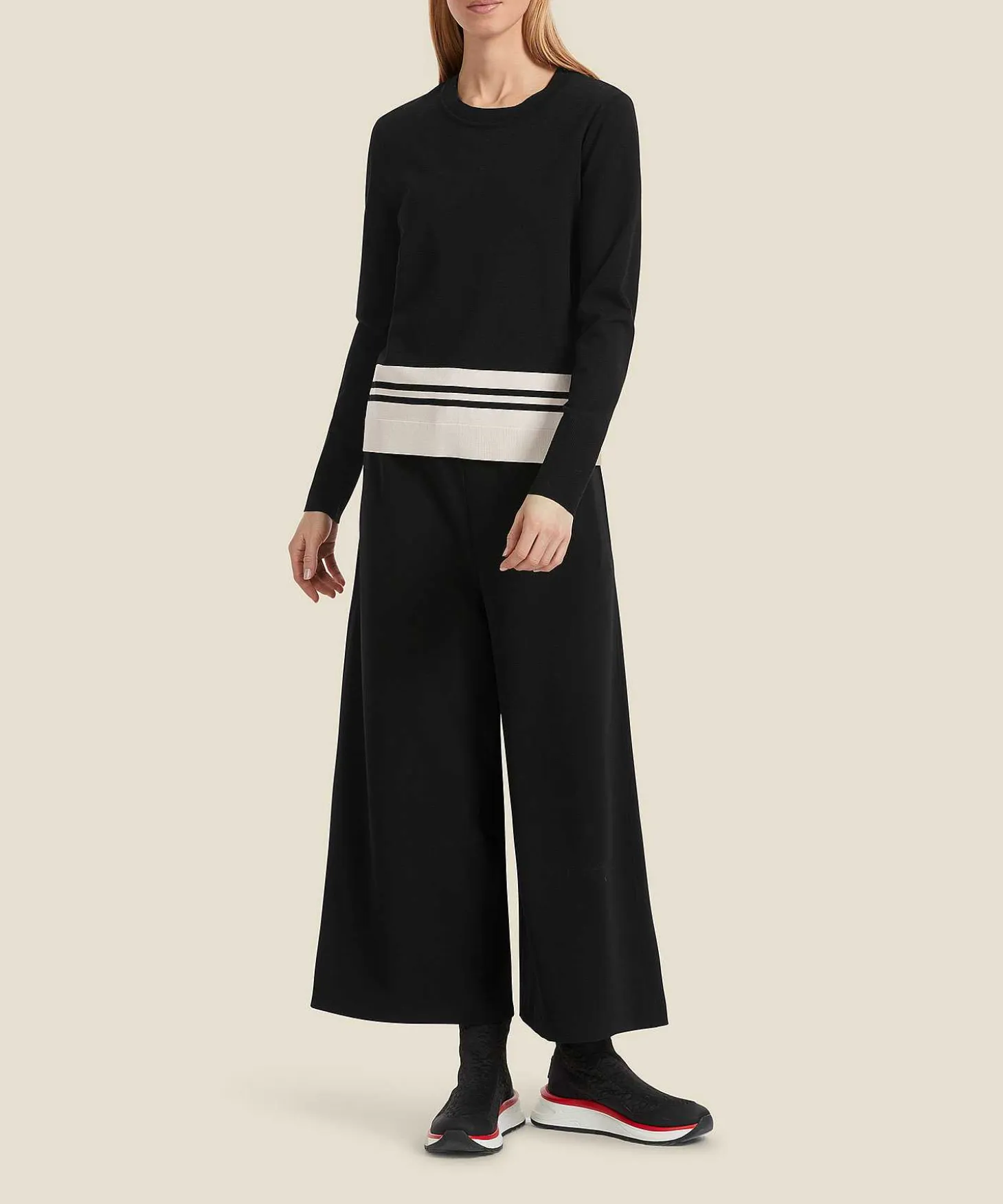 Marc Cain Sports Trui Contrast