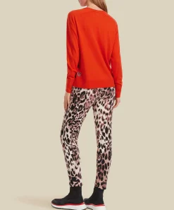 Marc Cain Sports Trui Contrastbies Wolmix