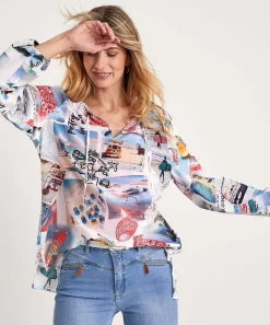Marc Cain Sports Tuniekblouse Fotoprint