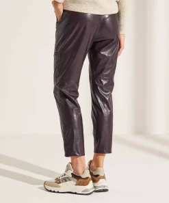 Marc Cain Sports Worker Broek Vegan Leather Rikaze