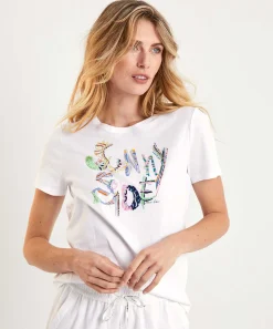 Marc Cain T-Shirt Multicolor Letterprint