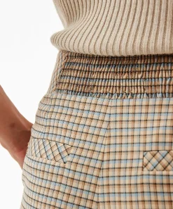 Marc Cain Wide Leg Broek Ruitmotief Waxhaw