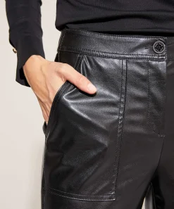 Marc Cain Worker Broek Vegan Leather Rikaze