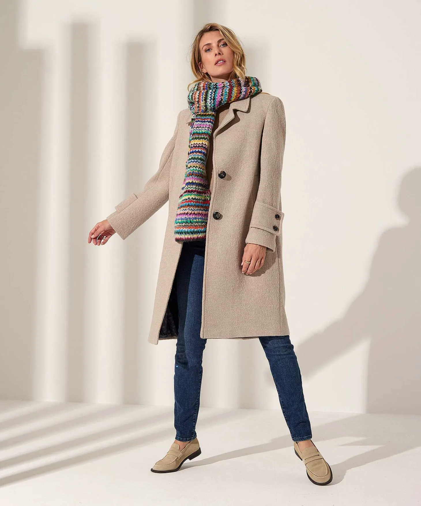 Maura Mantel Cooked Wool