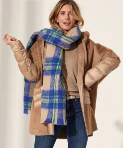Milestone Fun Fur Jas Met Padded Details Sunny
