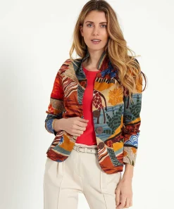 Ml Collections Blazer Satijn Fancy Animal