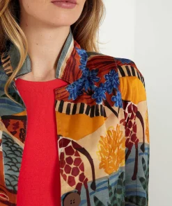 Ml Collections Blazer Satijn Fancy Animal