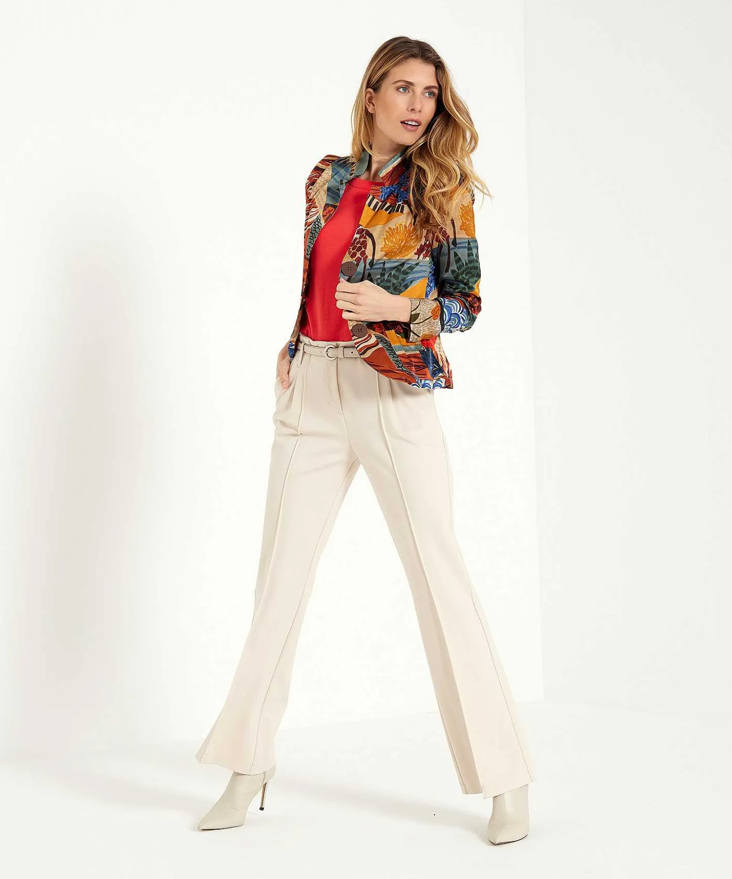 Ml Collections Blazer Satijn Fancy Animal