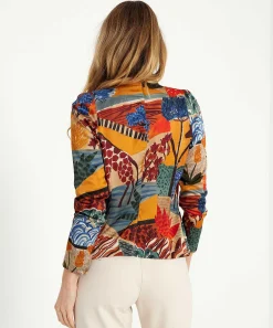 Ml Collections Blazer Satijn Fancy Animal