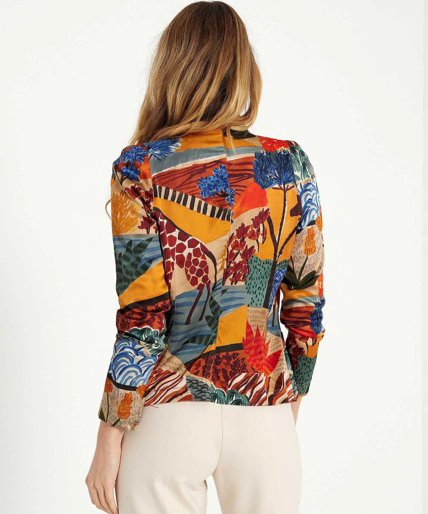Ml Collections Blazer Satijn Fancy Animal