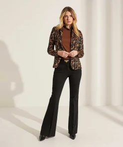 Ml Collections Chenille Blazer Panterprint